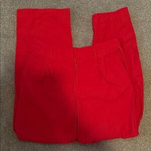 A New Day Bold Red Trousers